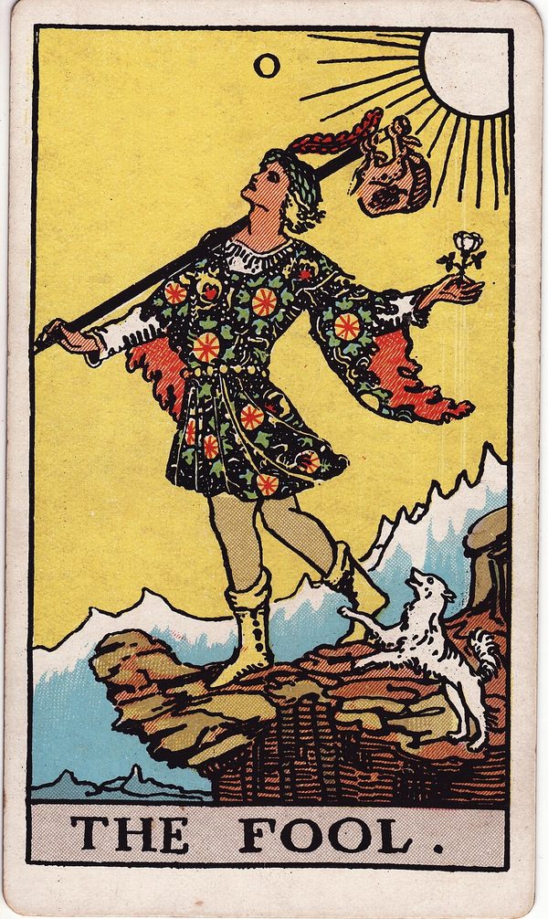 O Louco, ilustração de Pamela Colman Smith